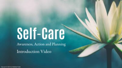 Katherine Foster (Author) Self-Care Launch Video Banner